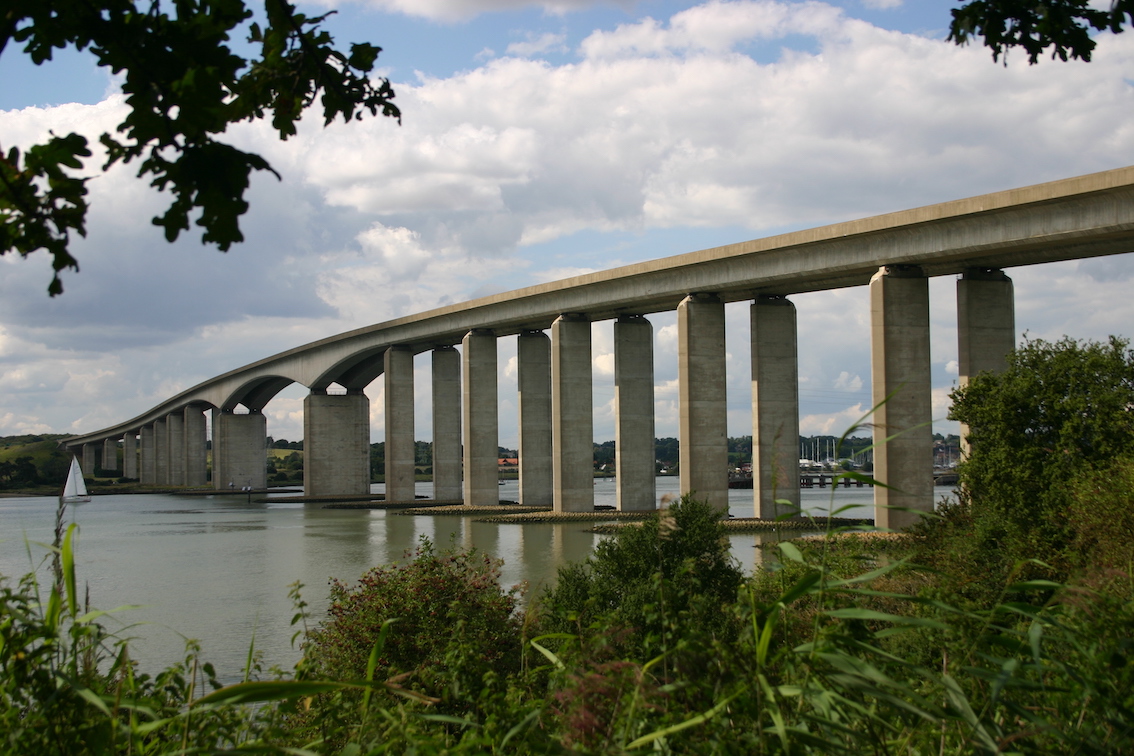 Orwell Bridge, Ipswich, Suffolk.